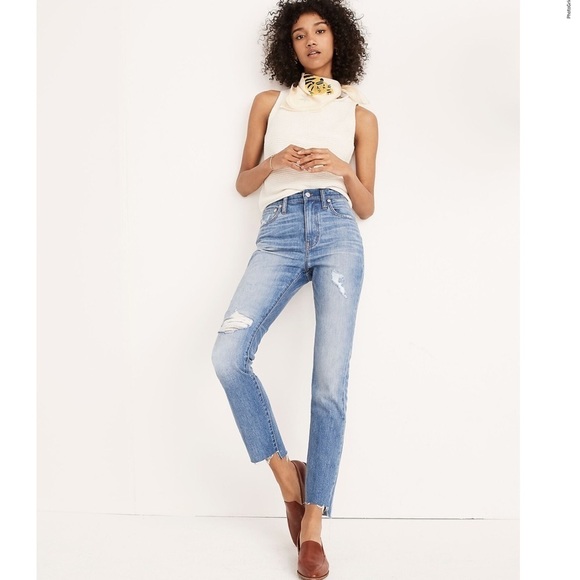 Madewell Denim - MADEWELL the high rise slim BOYJEAN blue size 25